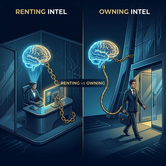 Renting vs owning your AI intelligence