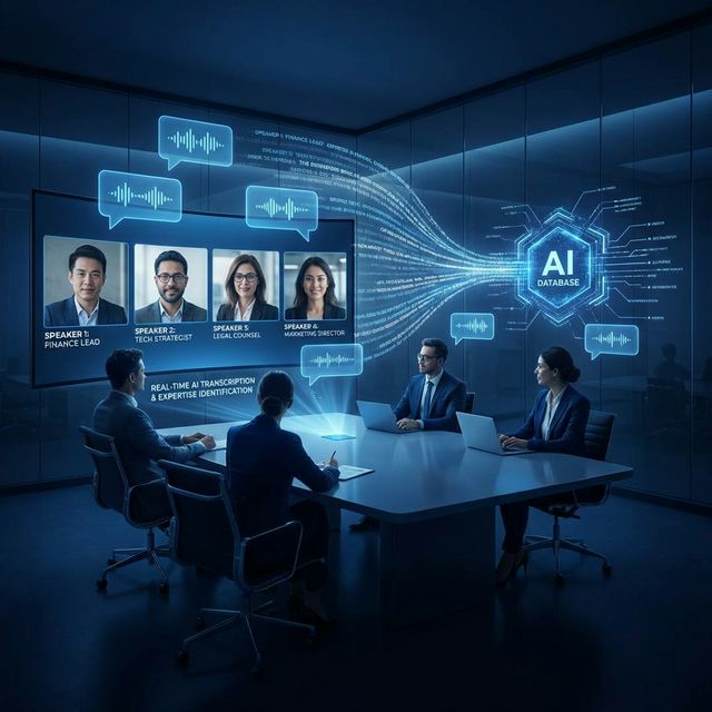 Meeting transcription capturing expertise